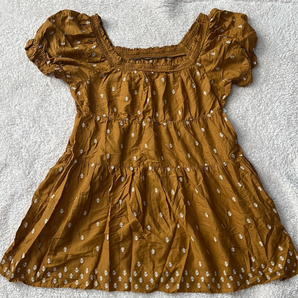 NWT old navy embroidered short sleeve dress